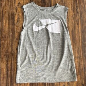 Nike Heather Gray Sleeveless Kids Top
